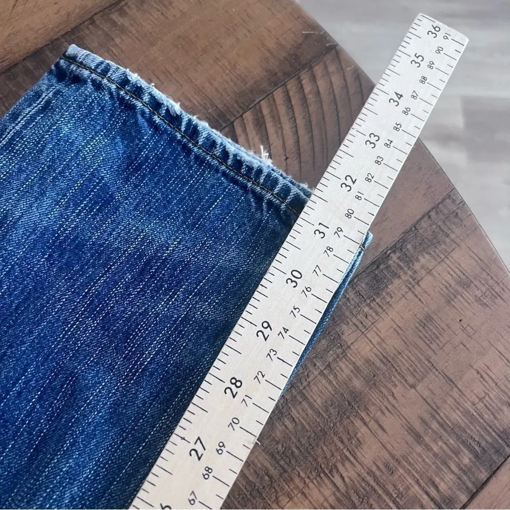 American Eagle Made To Last Slim Straight Jeans Mens Size 29x32 Denim Distressed